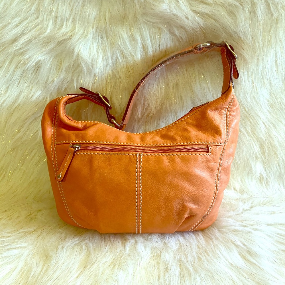 Tignanello Orange shoulder Purse